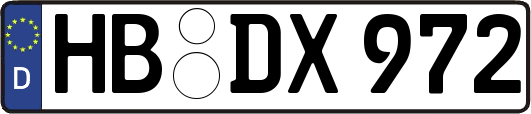 HB-DX972