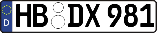 HB-DX981