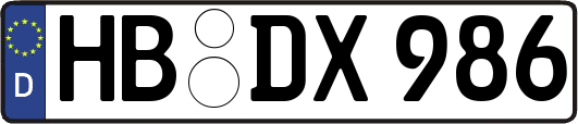 HB-DX986