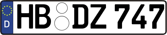 HB-DZ747