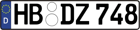 HB-DZ748