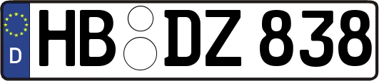 HB-DZ838