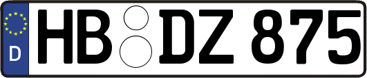 HB-DZ875