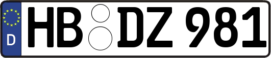HB-DZ981