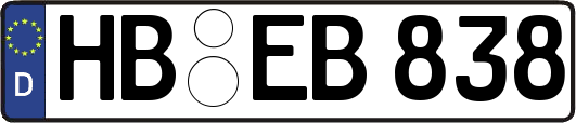 HB-EB838