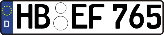 HB-EF765