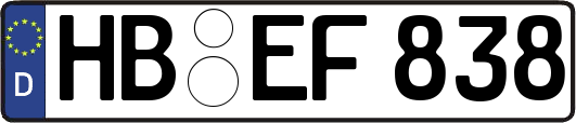 HB-EF838