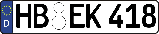 HB-EK418