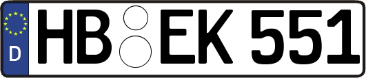HB-EK551