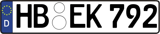 HB-EK792