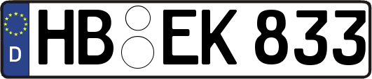 HB-EK833