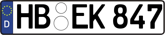 HB-EK847