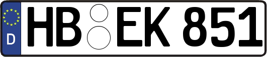 HB-EK851