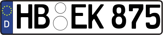 HB-EK875