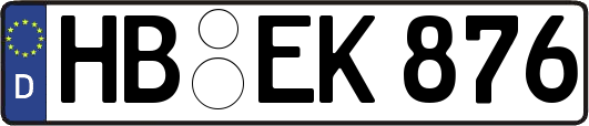 HB-EK876