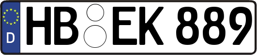 HB-EK889