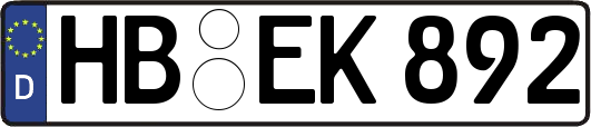 HB-EK892