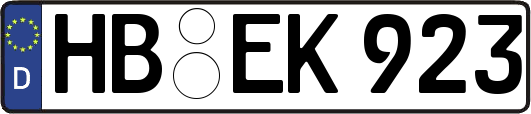 HB-EK923