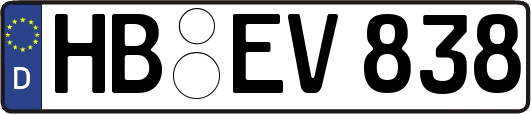 HB-EV838