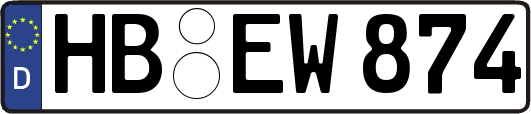 HB-EW874