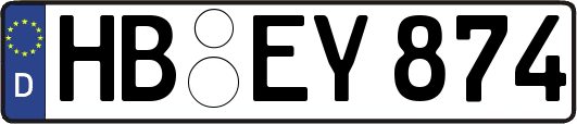 HB-EY874
