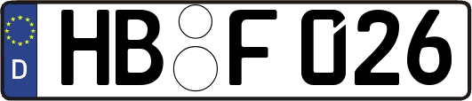 HB-F026