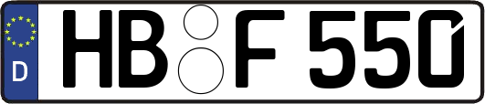 HB-F550