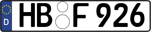 HB-F926