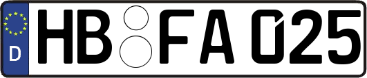 HB-FA025