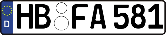 HB-FA581