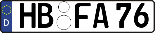 HB-FA76