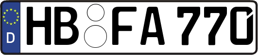 HB-FA770