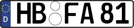 HB-FA81