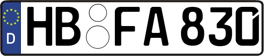 HB-FA830