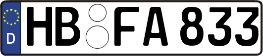 HB-FA833