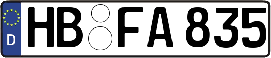 HB-FA835