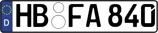 HB-FA840