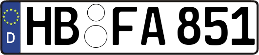 HB-FA851