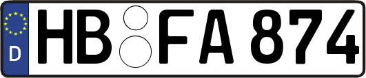 HB-FA874