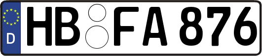 HB-FA876