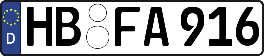 HB-FA916