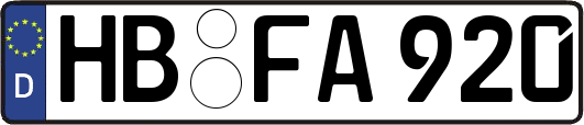HB-FA920