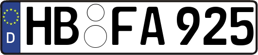 HB-FA925