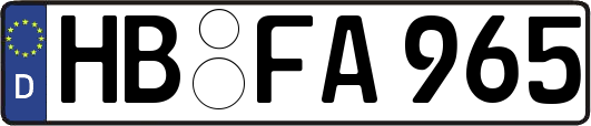 HB-FA965