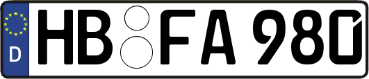 HB-FA980