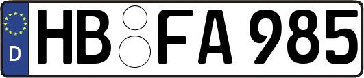 HB-FA985