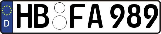 HB-FA989