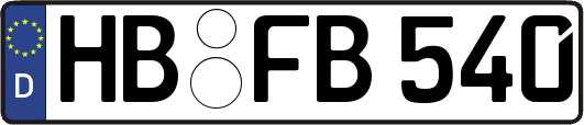HB-FB540