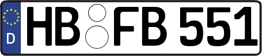HB-FB551