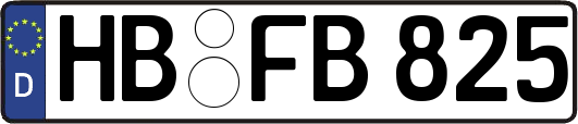 HB-FB825